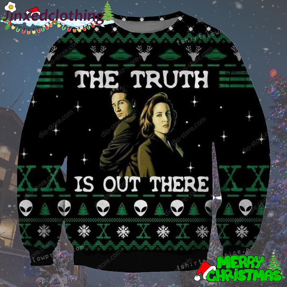 The Truth Is Out There Knitting Pattern For Christmas Ugly Sweater Party 